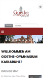Mobile Screenshot of goethe-gymnasium-karlsruhe.de